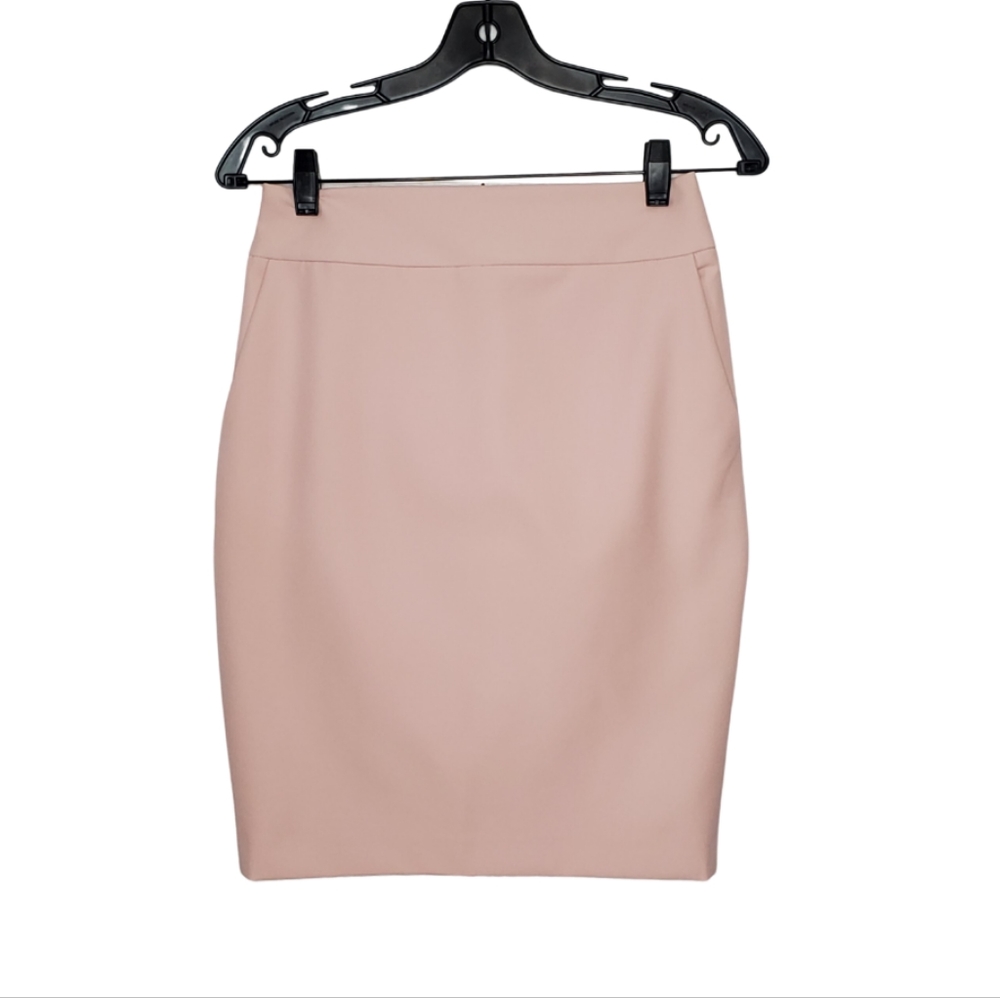 Express Women's Pencil Skirt in Blush Pink